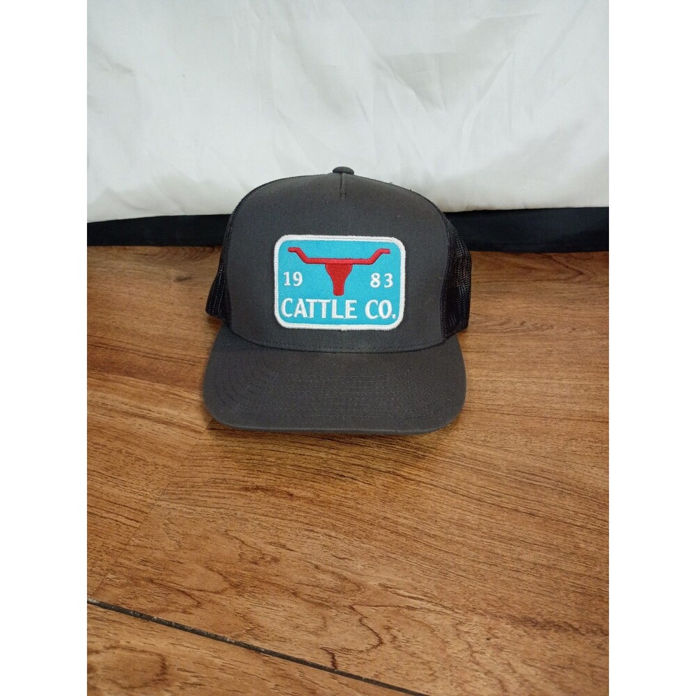1983 Cattle Co Trucker Hat Gray Snapback